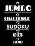 Jumbo Challenge Sudoku for Adults Vol 1: 300 Hard Puzzles and Answers for Adults