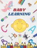 Baby Learning: bright new book for babies for develloping important writing skills .