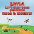 Layla Let's Meet Some Charming Bugs & Insects!: Personalized Books with Your Child Name - The Marvelous World of Insects for Children Ages 1-3