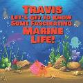 Travis Let's Get to Know Some Fascinating Marine Life!: Personalized Baby Books with Your Child's Name in the Story - Ocean Animals Books for Toddlers