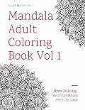 Mandala Adult Coloring Book Vol 1