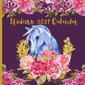 Unicorn 2021 Calendar: Unicorn Wall Calendar 12 Months Square With Adorable Unicorns Illustrations - Cute Xmas Gift Idea For Girls & Boys