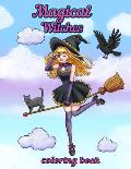 Magical Witches: Coloring Book