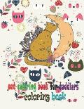 Cat coloring book for toddlers coloring book: Fun coloring book for cat lovers cute cats and kittens - perfect cat gift for fun and relaxation