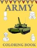 Army Coloring Book: Amazing Coloring Book with Activity Pages