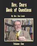 Rev. Don's Book of Questions, Vol. I
