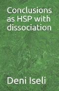 Conclusions as HSP with dissociation