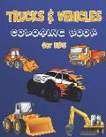 Truck Coloring Book for Kids: Vehicles Coloring Book for Kids, Educational Coloring Books for Early Learning - Cars, Trucks, Bus