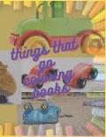 things that go coloring book: a cute cars, trucks and tractors to color for children