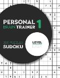 Personal Brain Trainer 1: 300 Puzzles Sudoku with Solutions - Level Easy