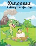 Dinosaur Coloring Book for Kids: Dinosaur Coloring Book 50 Dinosaur Designs to Color Fun Coloring Book Dinosaurs for Kids, Boys, Girls and Adult Relax