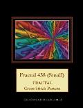 Fractal 438 (Small): Fractal Cross Stitch Pattern