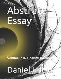 Abstract Essay: Volume 236 Gravity Intensity