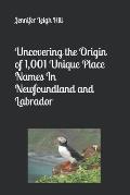 Uncovering the Origin of 1,001 Unique Place Names In Newfoundland and Labrador