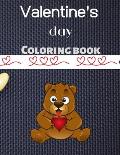 Valentine coloring book: Fun with Animals For Kids Ages 4-8