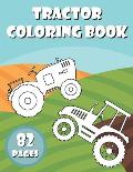Tractor Coloring Book: Activity Books for Preschooler - Coloring Book for Boys, Girls, Fun - book for kids ages 2-8