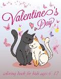 Valentines day coloring book for kids ages 6-12: valentines day romance coloring book for kids, A Collection of Fun and Easy Valentine's Day with Anim