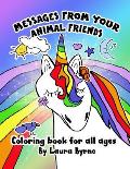 The Messages From Your Animal Friends Coloring Book
