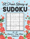 A Fresh Spring of Sudoku 16 x 16 Round 5: Very Hard Volume 14: Sudoku for Relaxation Spring Puzzle Game Book Japanese Logic Sixteen Numbers Math Cross