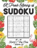 A Fresh Spring of Sudoku 16 x 16 Round 1: Very Easy Volume 20: Sudoku for Relaxation Spring Puzzle Game Book Japanese Logic Sixteen Numbers Math Cross