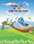 Favorite Birds Coloring Book for Children: birds coloring book for kids ages 4-8