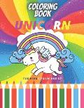 Unicorn Coloring Book for Kids 3 Years and Up: color books for kids/ 50 Pages, 8.5?11, Soft Cover, Matte Finish
