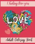 I Fucking love you: Adult Coloring Book: valentine's day Stress Relief Coloring Book and Relaxation Funny I Love You book gift for couples