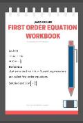 First order equation workbook