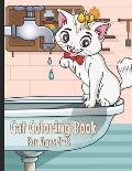 Cat Coloring Book: Cute Cat Coloring Book for Kids Ages 4-8