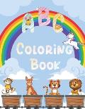 ABC Coloring Book: My Big ABC Coloring Book, Unicorn Coloring Book 2 Year Old