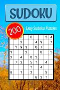 200 Easy Sudoku Puzzles: Large Print Puzzle Book with Standard Sudoku 9x9 For Adults or Seniors Relaxing Time and Improve Memory