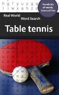 Real World Word Search: Table Tennis