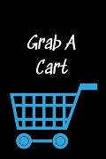 Grab A Cart: The perfect blue cart shopping list to organize your grocery list by aisle, item or name.