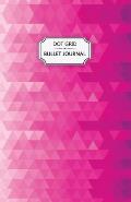 Pink Crystals Dot Grid Bullet Journal: Dot Grid Bullet Journal Notebook - Bullet Planner, Dot Journal, Dotted Paper for Writing Diary, Notes, Sketchin