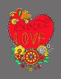 sweet love: An Adult Coloring Book with Beautiful Valentine's Day Things, Flowers, I Love You, Heart , Love mandala and Other Vale