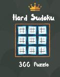 Hard Sudoku puzzle: 300 sudoku puzzle includes solutions