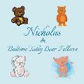 Nicholas & Bedtime Teddy Bear Fellows: Short Goodnight Story for Toddlers - 5 Minute Good Night Stories to Read - Personalized Baby Books with Your Ch