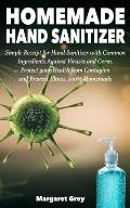 Homemade Hand Sanitizer: Simple Receipt for Hand Sanitizer with Common Ingredients Against Viruses and Germ. Protect your Health from Contagion