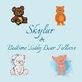 Skylar & Bedtime Teddy Bear Fellows: Short Goodnight Story for Toddlers - 5 Minute Good Night Stories to Read - Personalized Baby Books with Your Chil