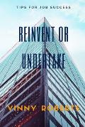 Reinvent or Undertake: Tips to succeed in the market through a personal reinvention or entrepreneurship in your own business.