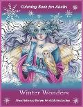 Coloring Book for Adults: Winter Wonders: Stress Relieving Designs for Adults Relaxation