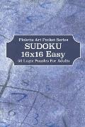 Sudoku 16x16 Easy: 40 Logic Puzzles For Adults
