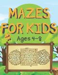 +60 Mazes For Kids Ages 4-8: Maze Activity Book, Great for Developing Problem Solving Skills, Spatial Awareness, and Critical Thinking Skills, Work