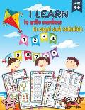 I learn to write numbers, to count and calculate: Math Activity Book for Kids (in Color) - From 3 years old, help your children develop their math ski