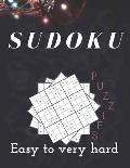 Sudoku Puzzles Easy to Very Hard: +240 Puzzles, two Puzzles Per Page - Easy, Medium, Hard and Very Hard Large Print Puzzle Book For Adults (Puzzles &