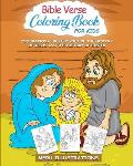 Bible verse Coloring Book For Kids: Inspirational Bible Verses of the history of jesus and the history of easter