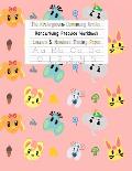 The Kindergarten Elementary Grades Handwriting Practice Notebook For Girls: Letter & Number Tracing Paper - VOL 11 - letter tracing books for children