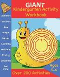 Giant Kindergarten Activity Workbook: Big 8.5 x 11 Activity Book with Over 200 Activities