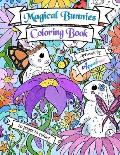 Magical Bunnies Coloring Book: 42 pages - 20 illustrations to color - 8.5 x 11
