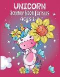 Unicorn Activity Book For Kids Ages 2-4